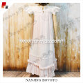 Super soft girls cotton long pink dress